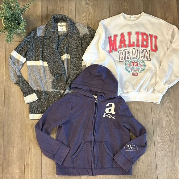 abercrombie kids Other - ((3 PIECE)) TEEN GIRLS SWEATER/SWEATSHIRT BUNDLE SIZE 14 ABERCROMBIE